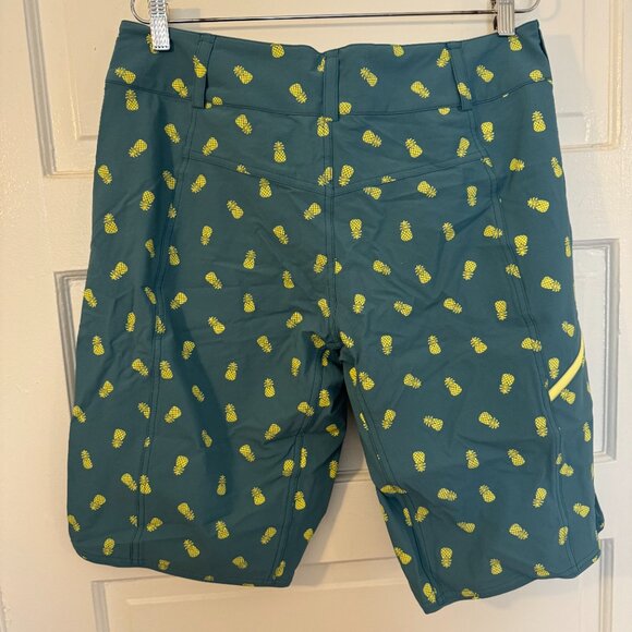 NWOT - Wild Rye Freel pineapple mountain bike shorts - size 12 - Picture 6 of 6